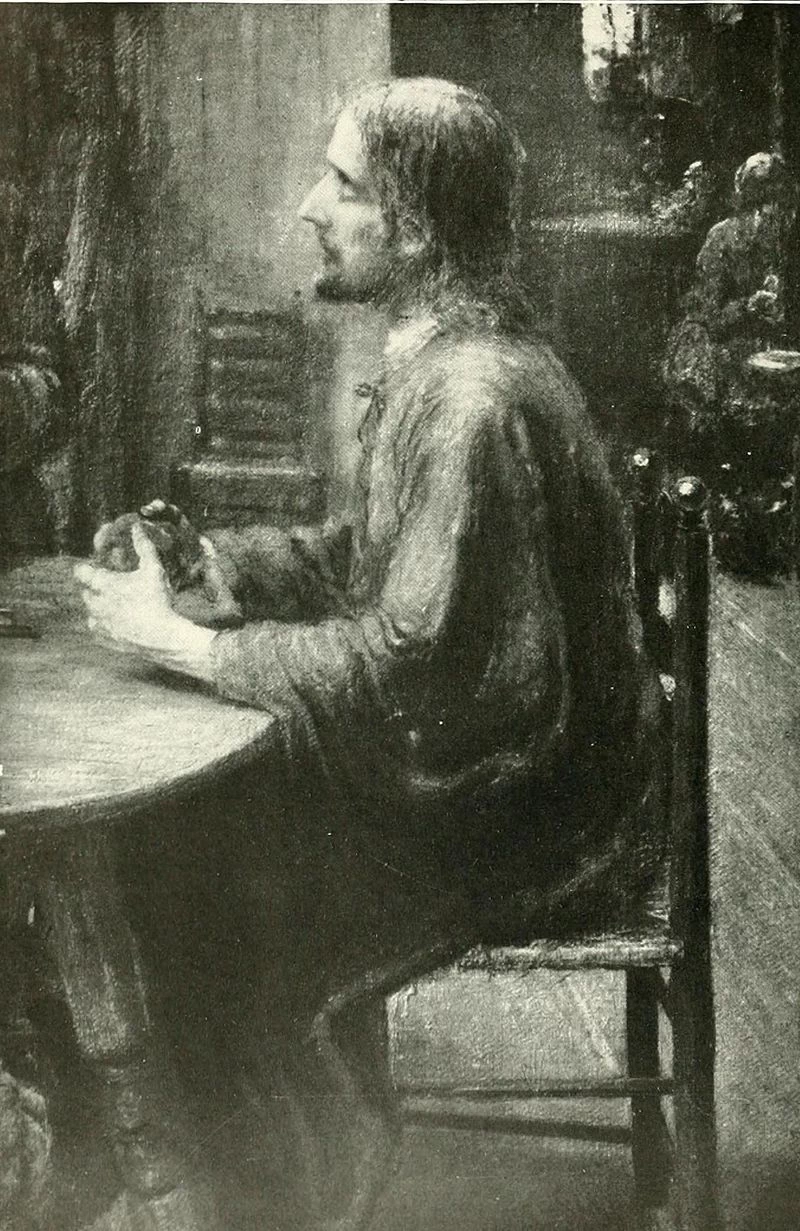 Cena di Emmaus - dettaglio